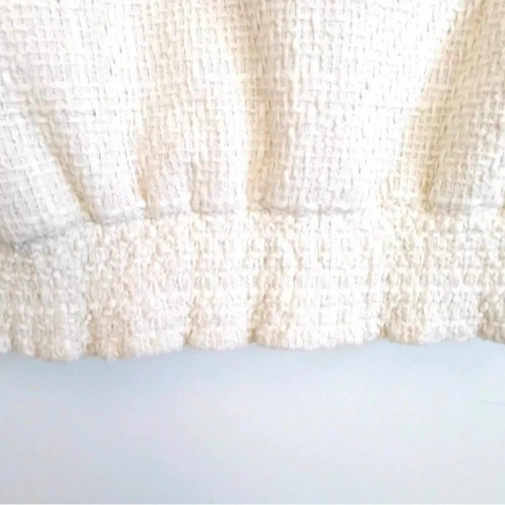 Christian Lacroix Boucle’ Tweed Crop Vest Sleeveless Jacket Intermix $395 - Picture 13 of 16